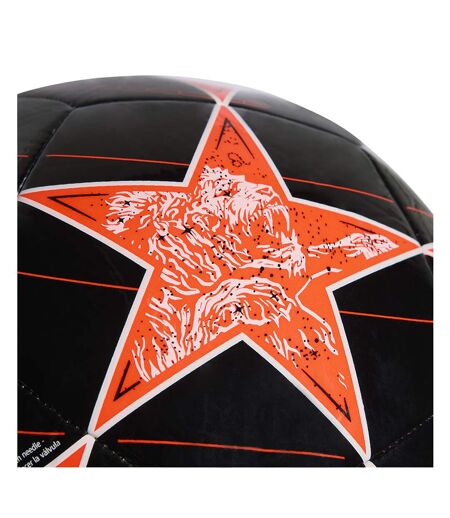 Ballon De Foot Motif/style Étoiles  25/26 Club Taille 5 Rouge Noir UEFA Champions League