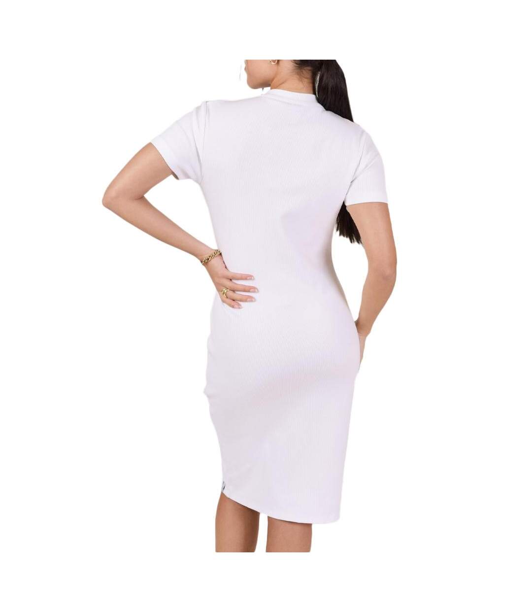 Robe zippée blanche femme  project x paris f227061 - m-2