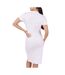 Robe zippée blanche femme  project x paris f227061 - m-2