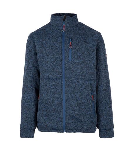 Mens Ampney Marl Fleece Jacket Smokey Blue Trespass