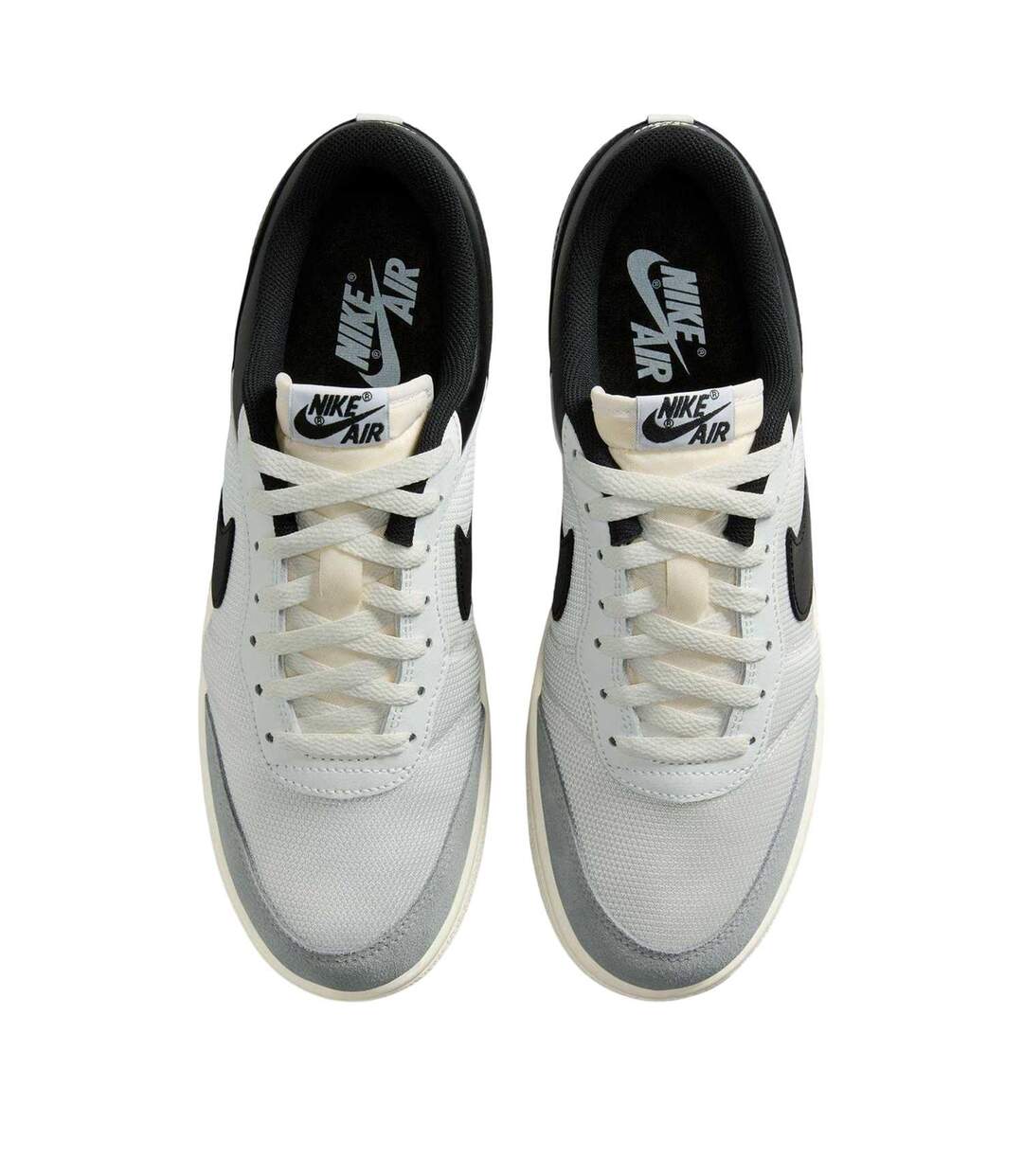 Mens Air Jordan Skyline Leather Trainers Black White Nike-3