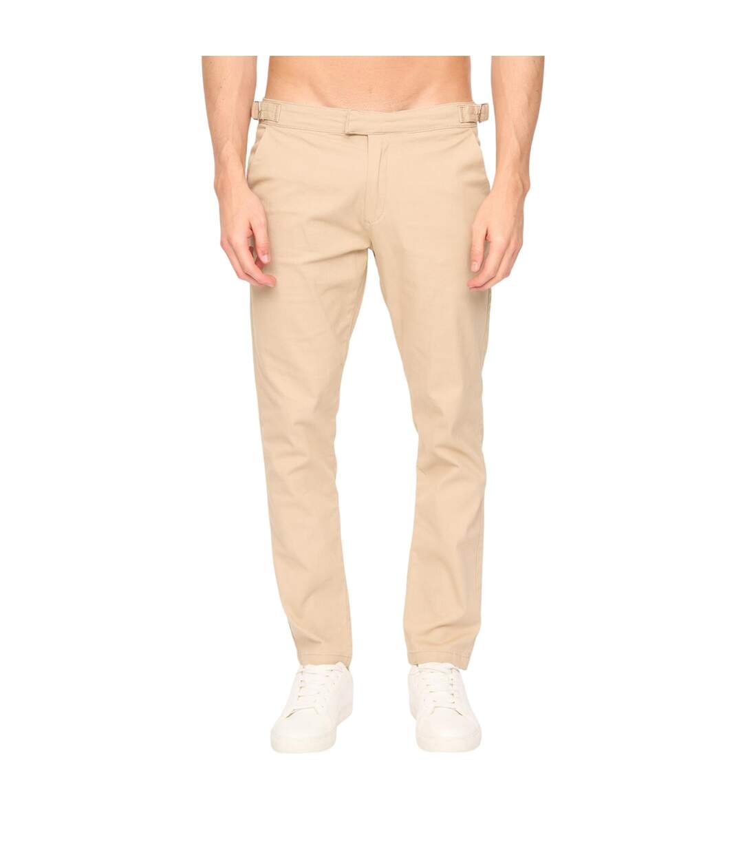 Chino Everett Homme Beige Gris Duck And Cover-2