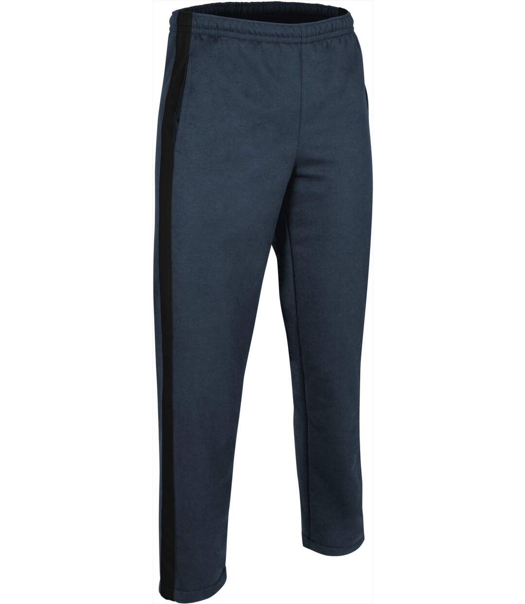 Pantalon jogging homme avec bande contrastée - PARK - gris charbon et noir