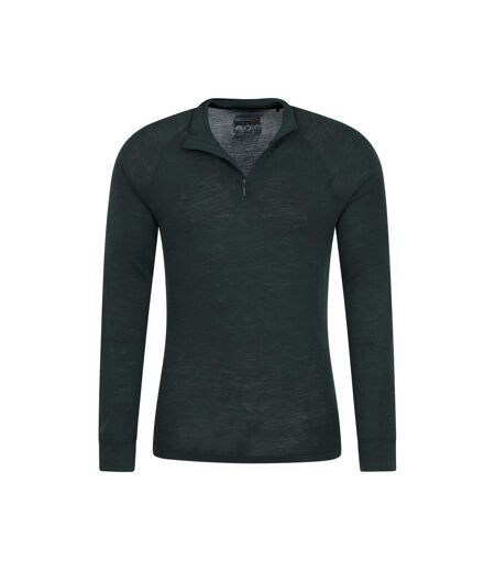 Haut Thermique Merino Homme Vert Foncé Mountain Warehouse