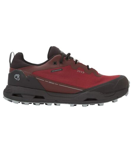 Baskets Adflex Low Adulte Rouge Brique Noir Craghoppers