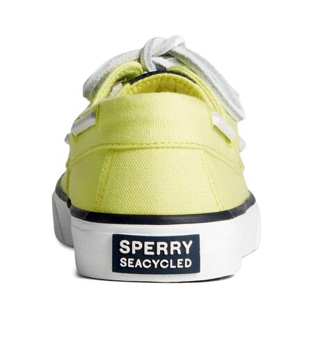 Sperry Womens/Ladies Bahama 2.0 Boat Shoes (Lime/White) - UTFS10058