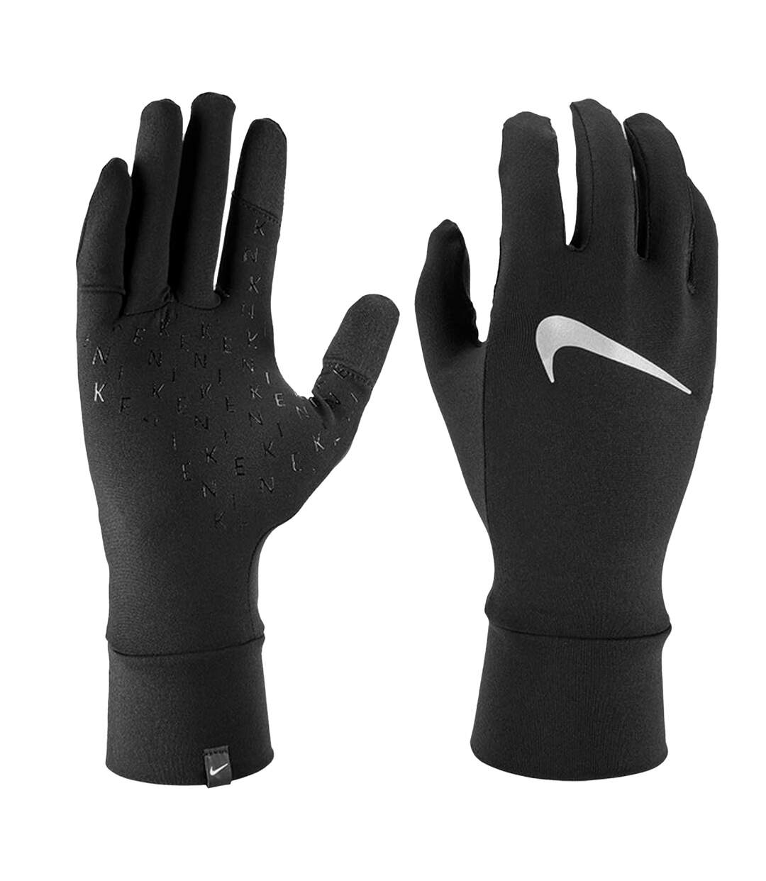 Womens/ladies winter gloves xs black/white Nike