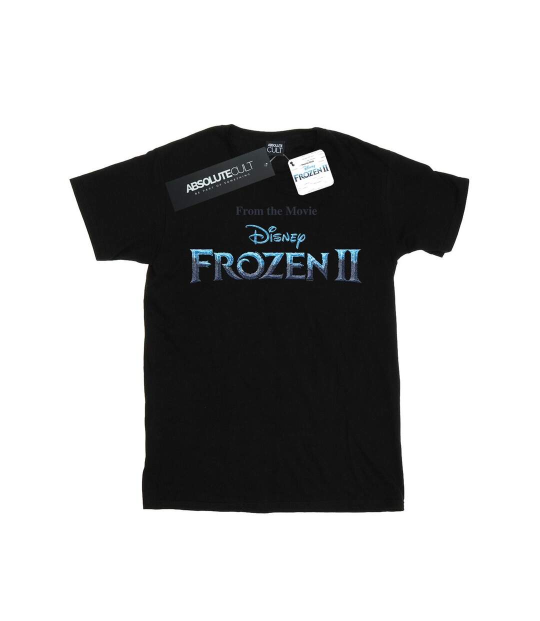 Disney - T-shirt FROZEN MOVIE LOGO - Femme (Noir) - UTBI24629-1
