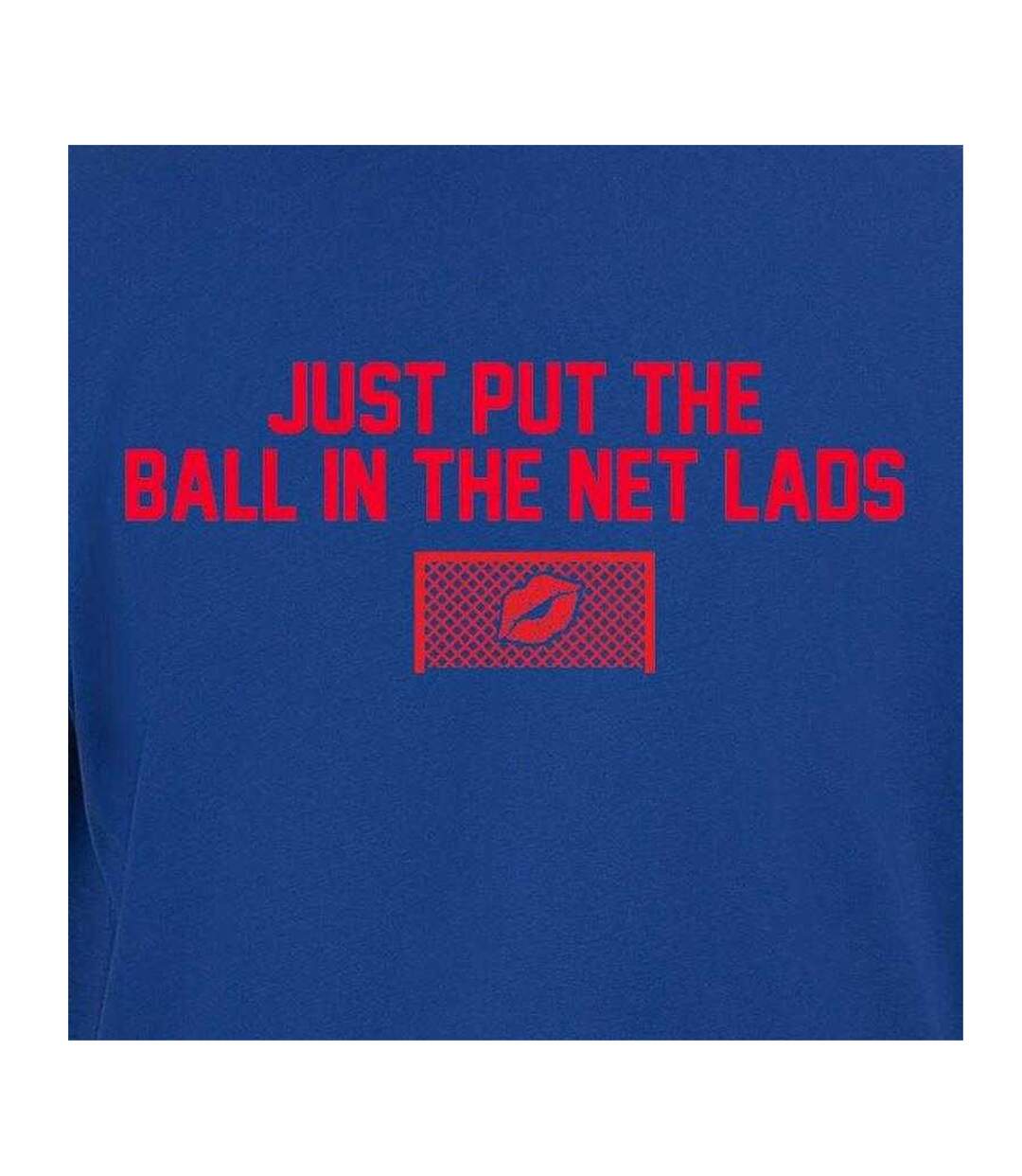 Mens In The Net Lads T-shirt Blue AWD-3