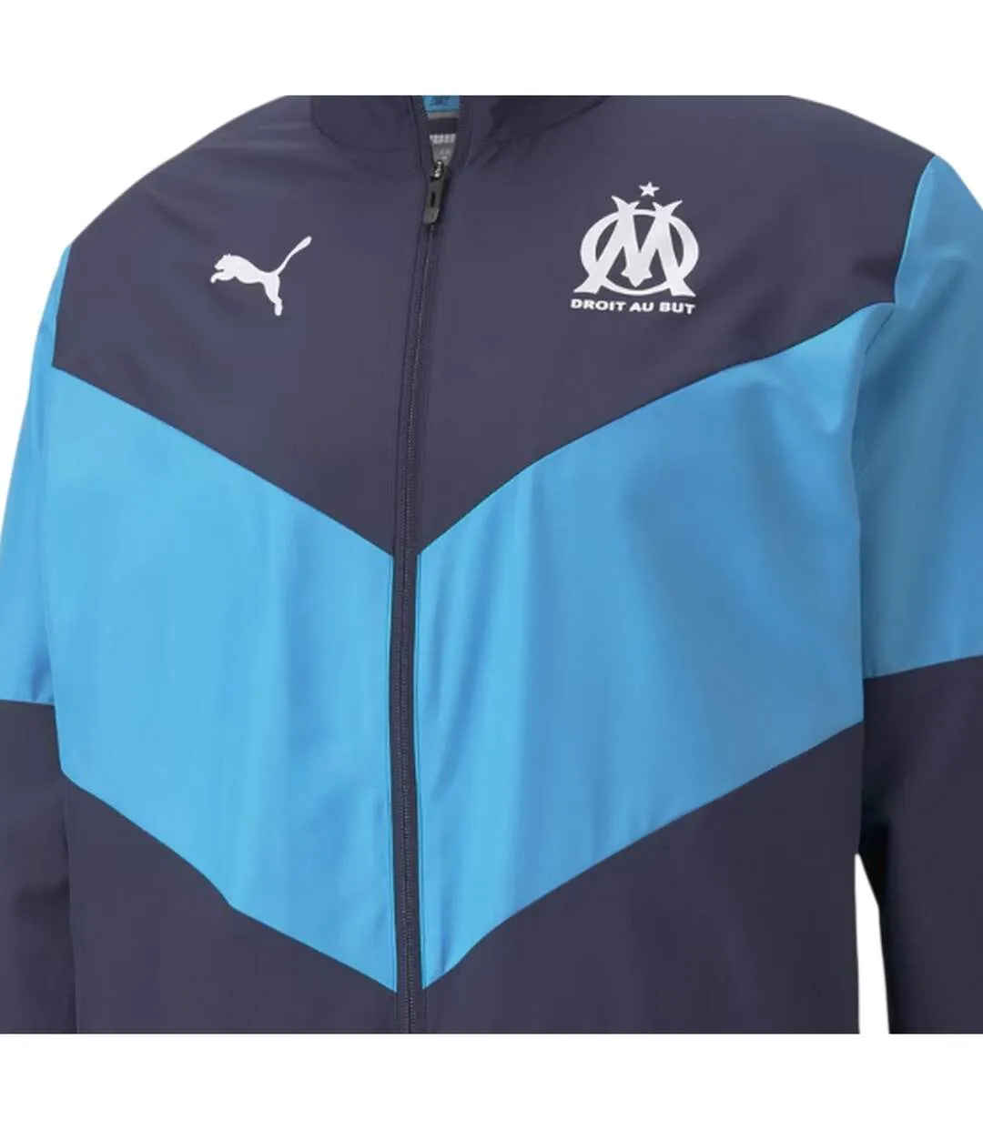 Mens International Licenced Anorak Peacoat Blue Puma-4