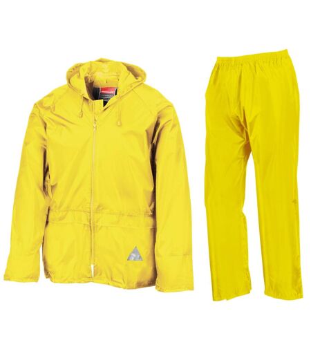 Veste Et Pantalon De Pluie Homme Jaune Néon Result