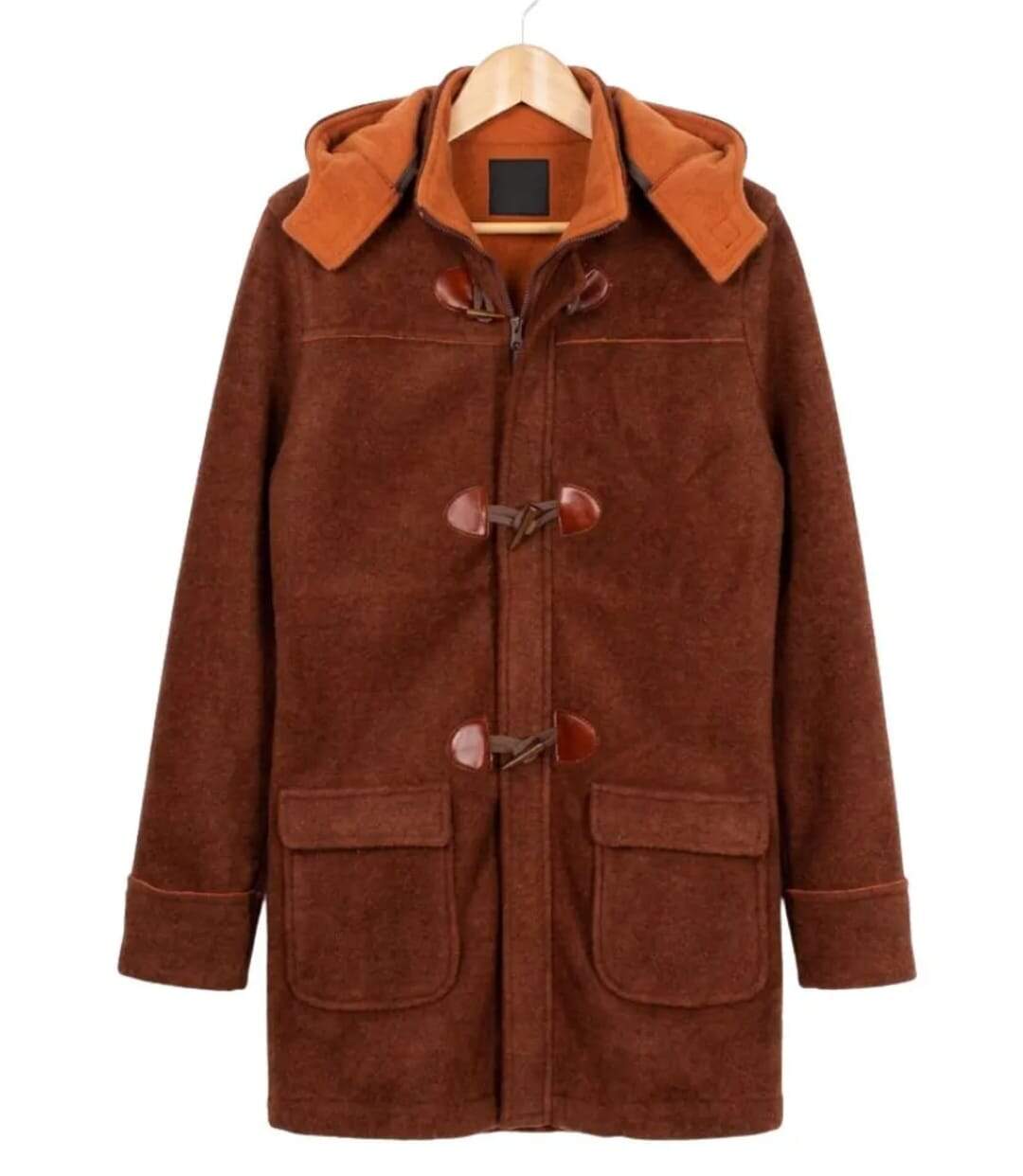 Manteau Polaire Grandes Tailles AXSLOVEN2M Marron/Orange (Axone)-2