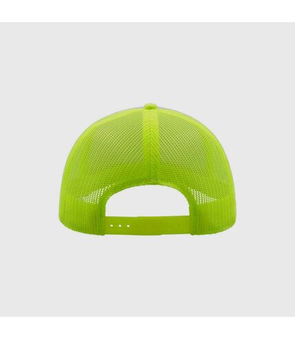 Atlantis Rapper 5 Panel Trucker Cap (Safety Yellow/White) - UTAB207