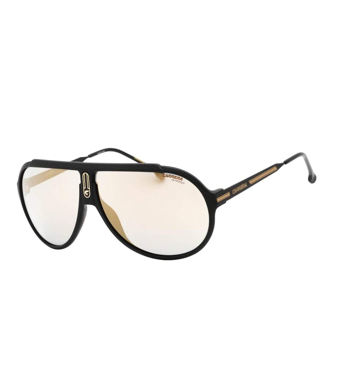 Lunettes De Soleil Motif/style Endurance Homme Taille Unique Noir Gris Jaune Or Carrera-2