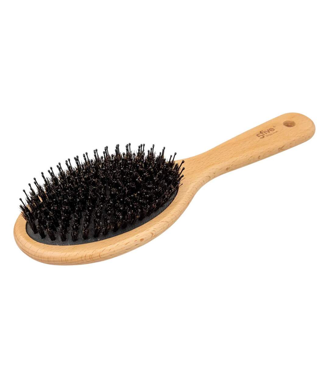Brosse à Cheveux Poils de Sanglier 24cm Naturel-1
