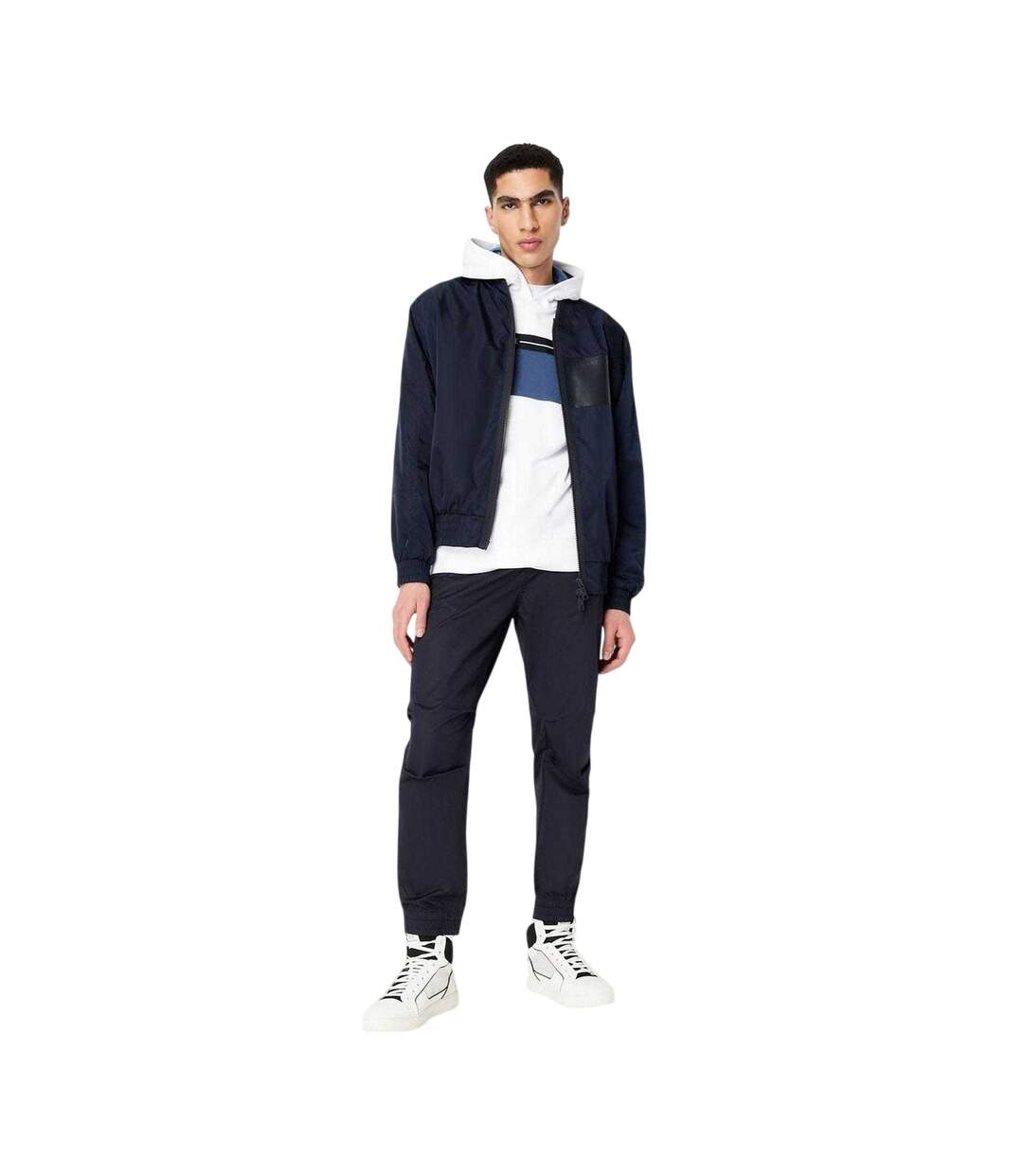 Mens Trousers Navy Armani Exchange-1