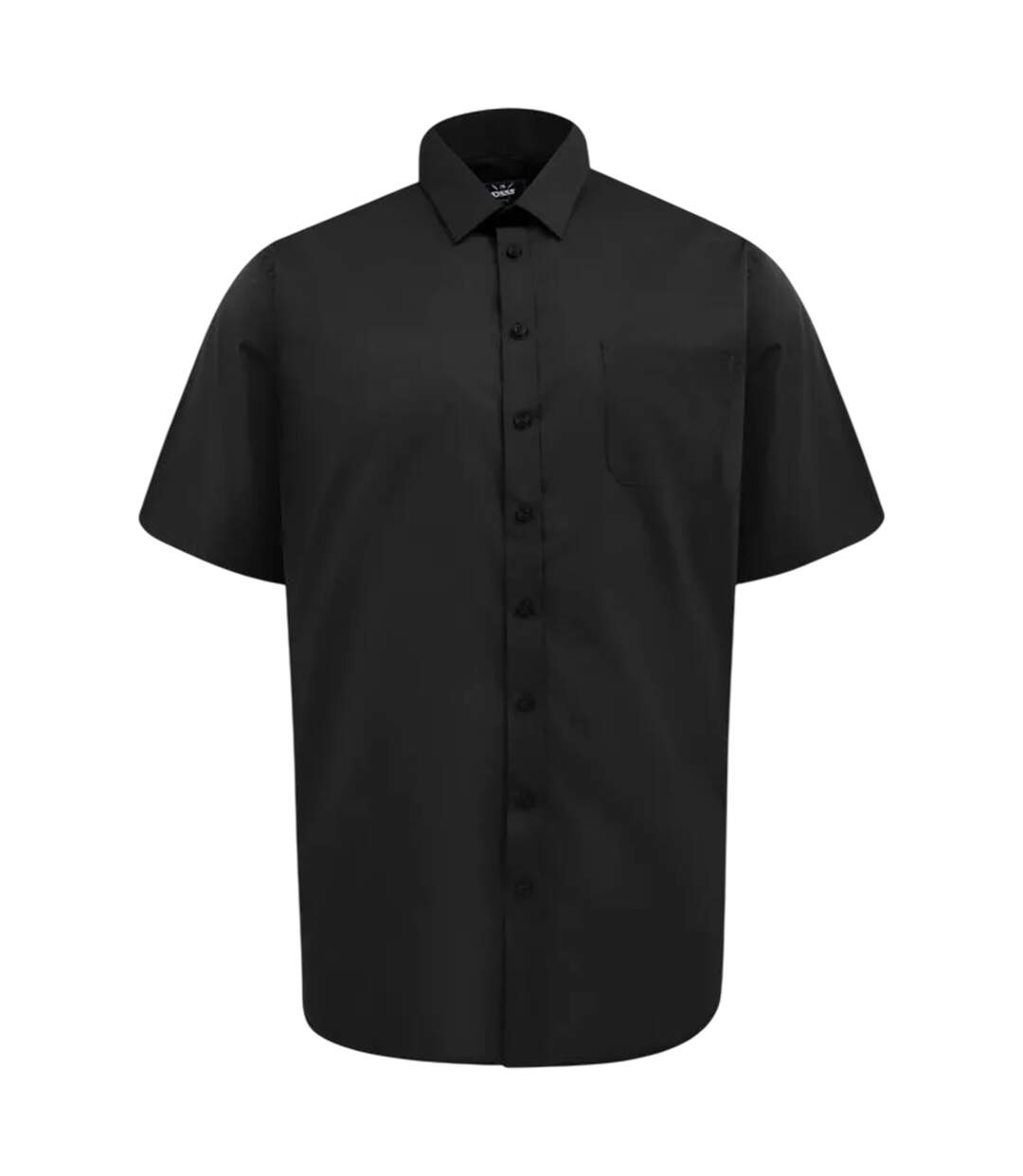 Mens D555 Lucas Short-sleeved Shirt Black Duke-2