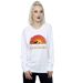 Disney Sweatshirt logo Sunset Le Roi Lion Movie Femme/Ladies (Blanc) - UTBI22168-2
