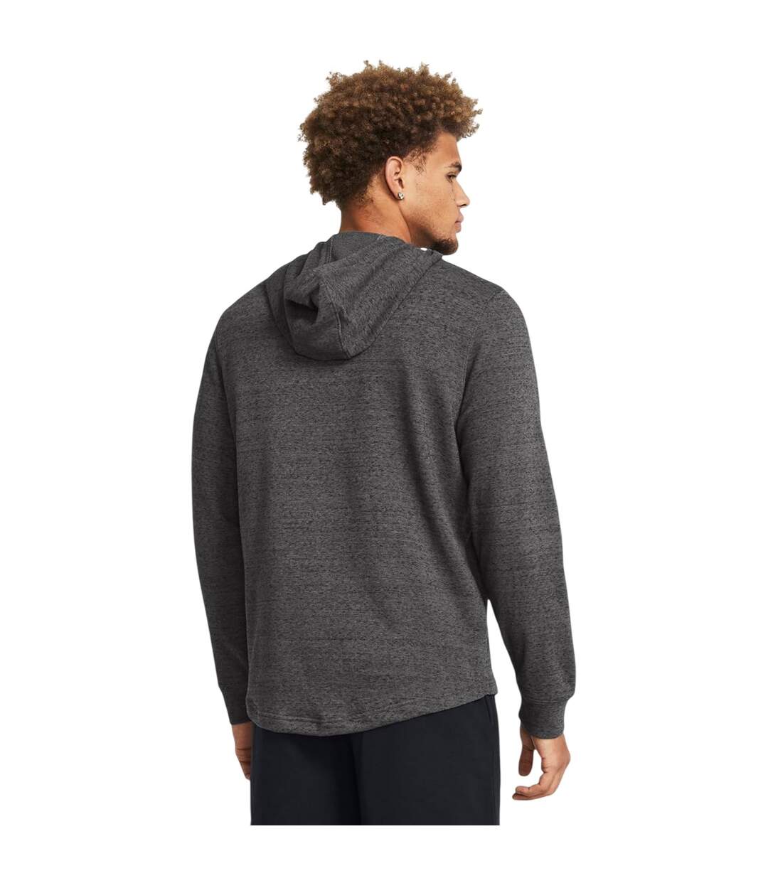 Mens Rival Terry Graphic Hoodie Grey Under Armour-2