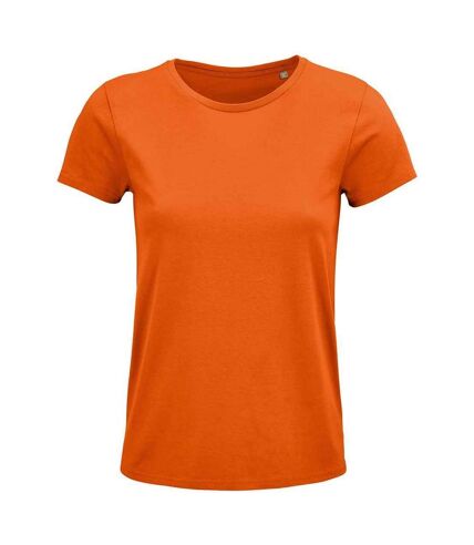 SOLS Womens/Ladies Crusader Organic T-Shirt (Orange)