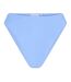 Womens/ladies High Waist Bikini Bottoms Blue Brave Soul-2