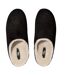 Womens/ladies chrissie suede slippers black FitFlop-2