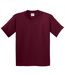 Youth Unisex Heavy Cotton T-shirt Maroon Gildan-1