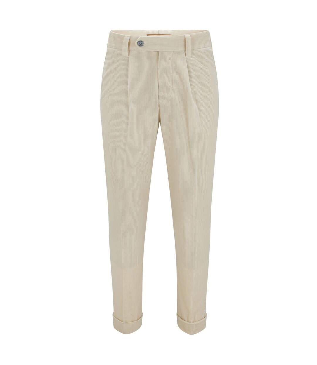 Pantalon H-perin Homme Blanc Boss-1
