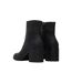 Womens/ladies evelyn leather boots black Toms