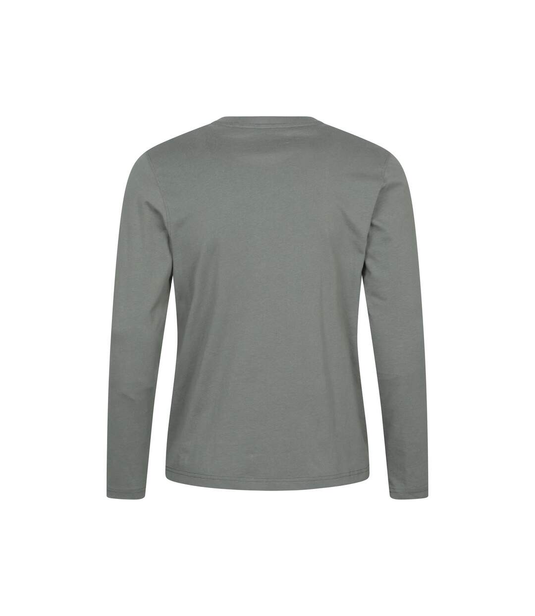 Mens flint crew neck long-sleeved t-shirt green Mountain Warehouse-2