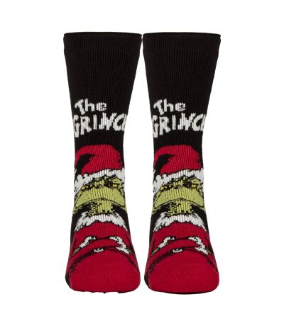 Mens Thermal Grinch Patterned Christmas Socks