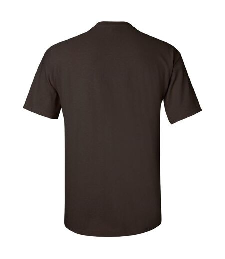 T-shirt À Manches Courtes Homme Chocolat Noir Gildan