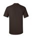 T-shirt À Manches Courtes Homme Chocolat Noir Gildan-2