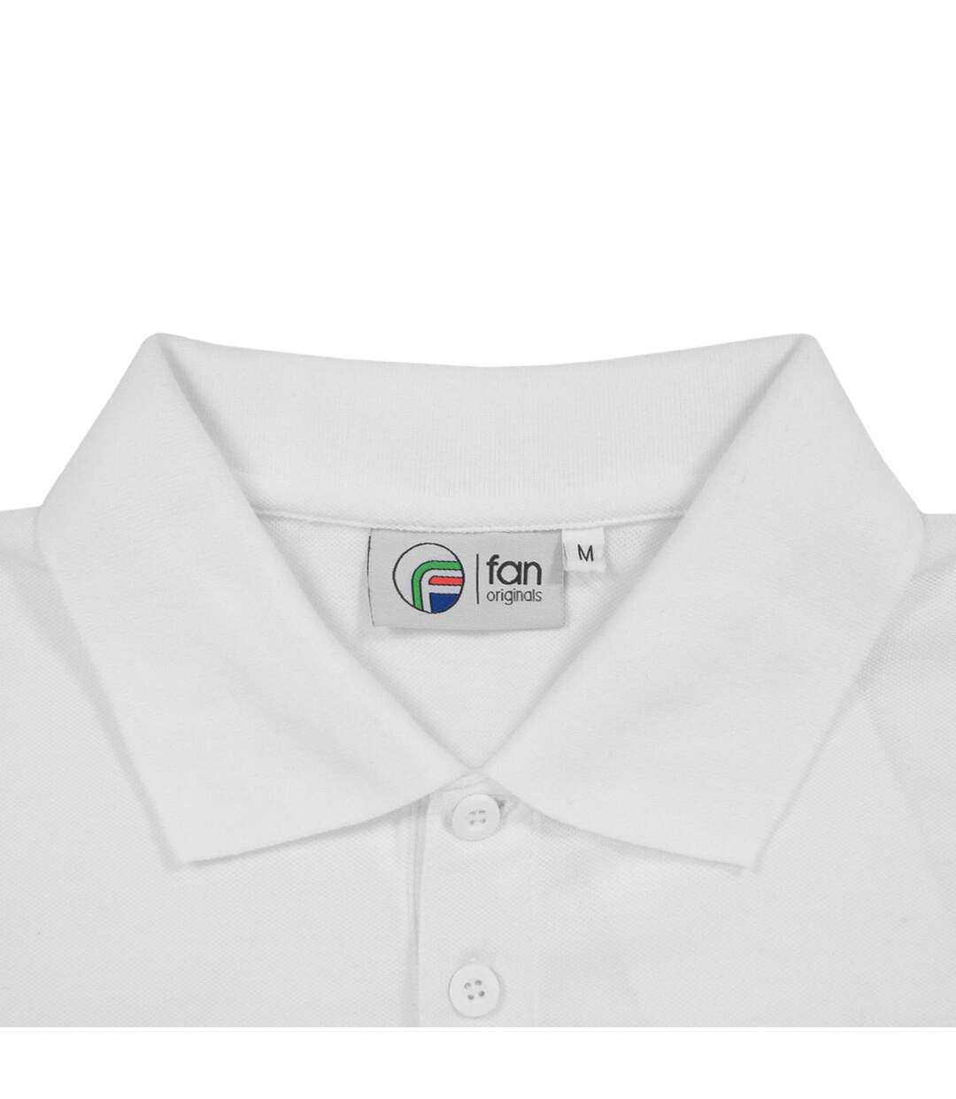 Polo Leeds Homme Blanc Fan Originals-4