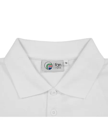 Polo Leeds Homme Blanc Fan Originals