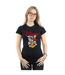 Disney T-shirt en coton ras du cou Mickey Mouse Femme/Femme (Noir) - UTBI32227-2