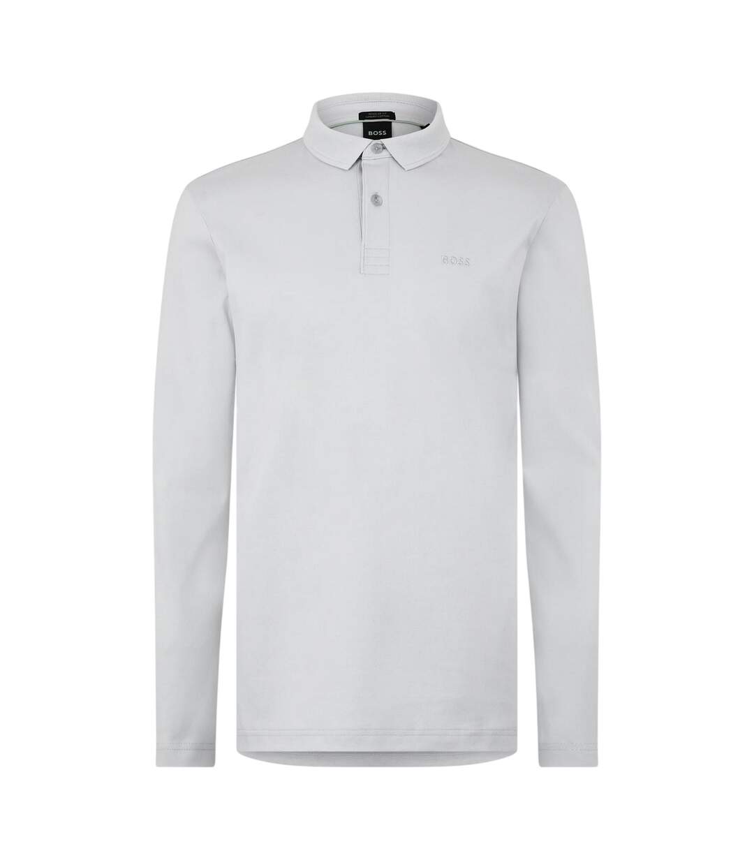 Polo Manches Longues Motif/style Logo Pirol Homme Gris Clair Boss-2
