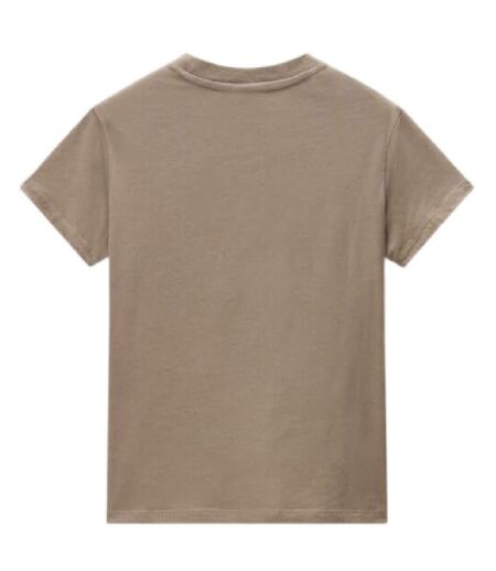 T-shirt Motif/style Logo Rectangulaire Femme Rocher Napapijri