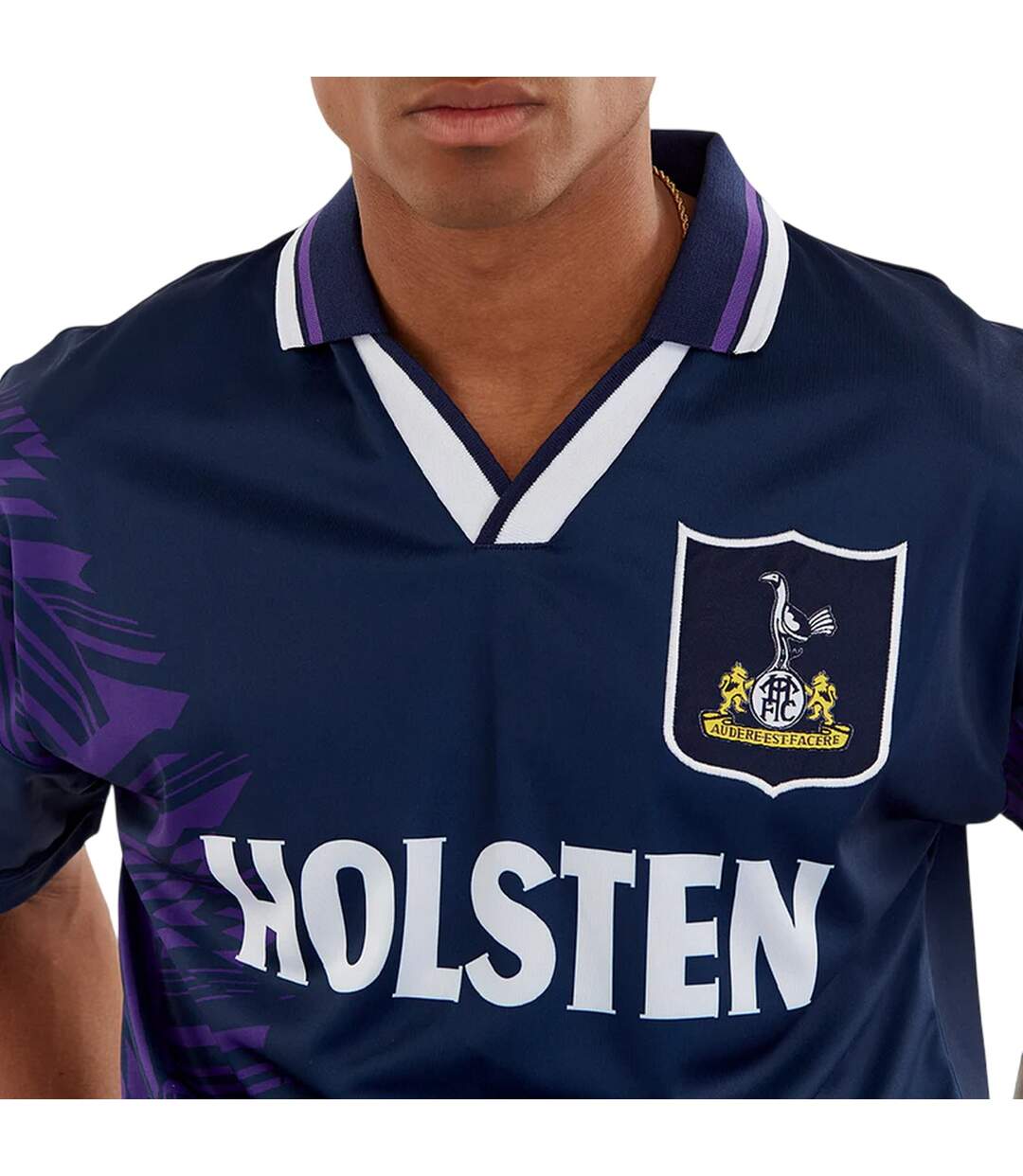 Mens 1994 Tottenham Hotspur Fc Away Shirt Purple Score Draw-4
