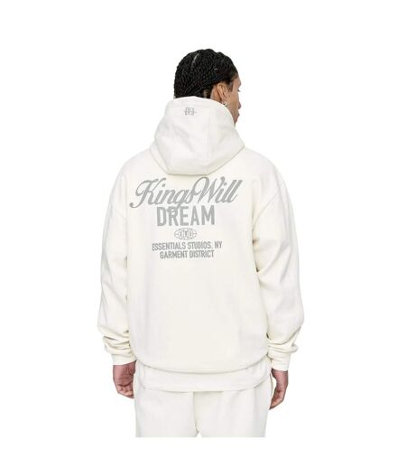 Mens Studio Script Back Print Hoodie Off White Kings Will Dream