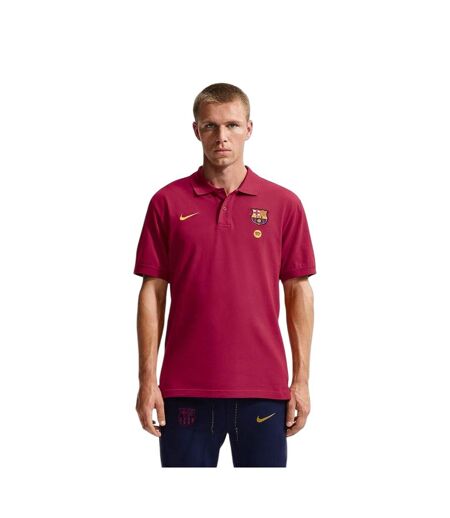 Mens Fc Barcelona Polo Shirt Red Nike