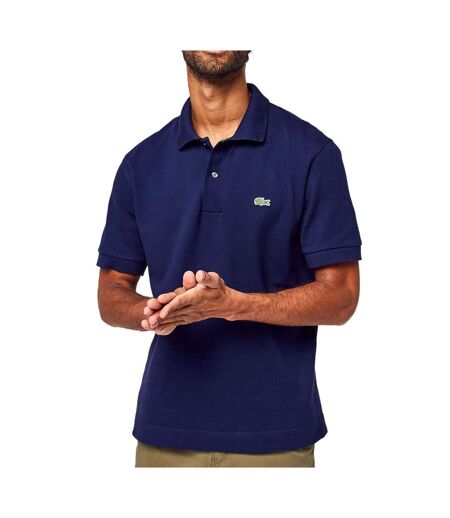 Polo marine homme lacoste bord-cote