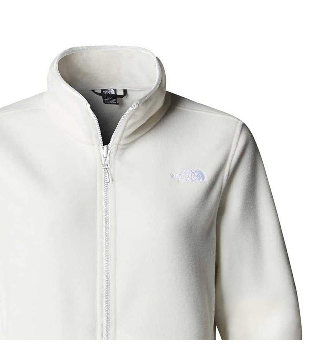 Womens/ladies 100 Glacier Fleece Jacket White The North Face-3
