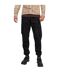 Mens Plain Cargo Trousers Black Jack And Jones-2