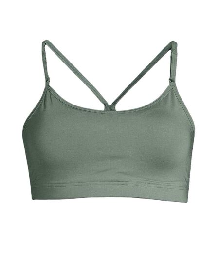 Brassière De Sport Motif/style Sans Coutures Femme Vieux Vert Casall