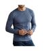 Haut Thermique Manches Longues Homme Bleu Marine Campri-3