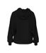 Sweat à capuche noir femme pieces pcnakuna-2