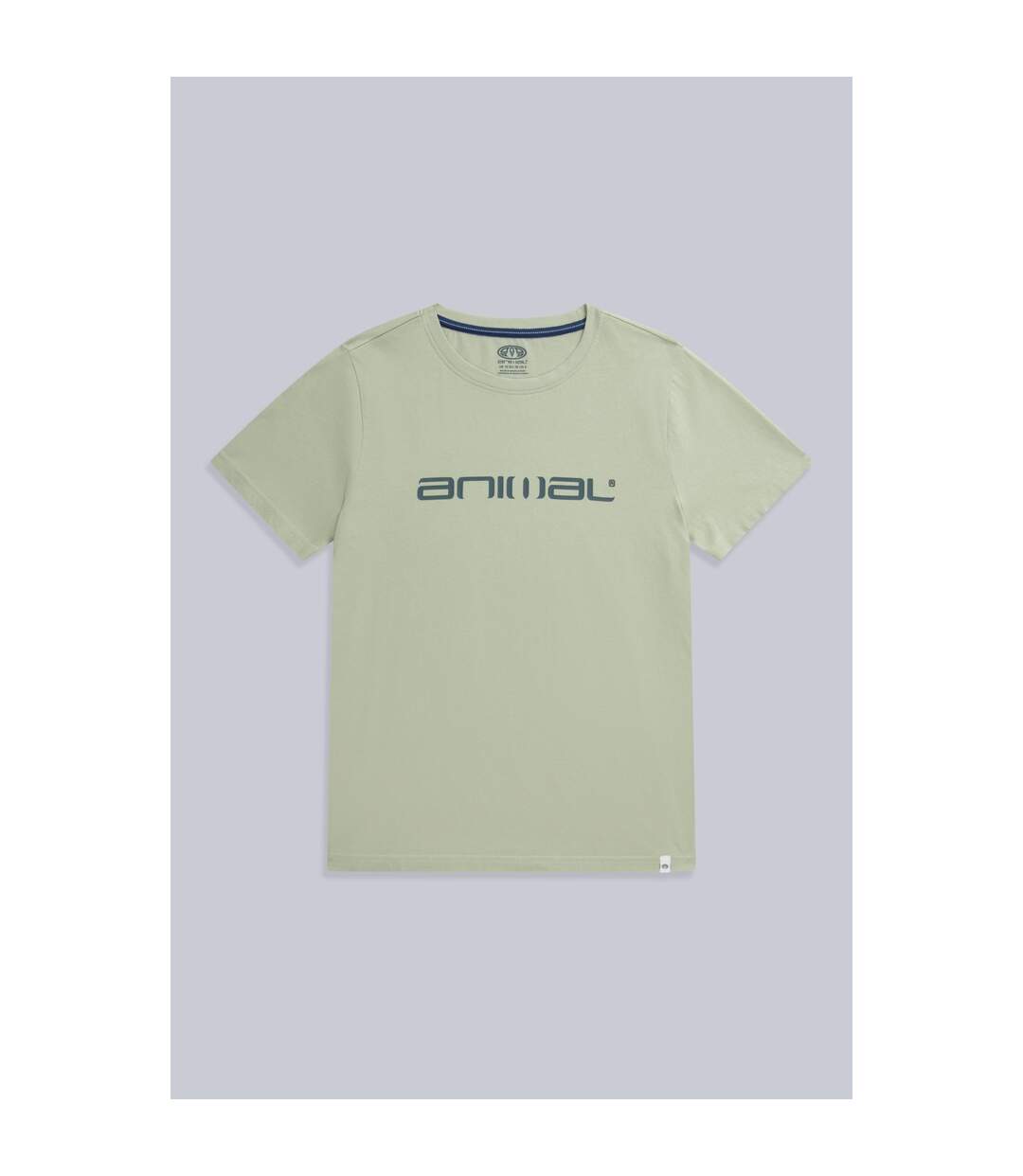 Womens/ladies leena organic cotton boxy t-shirt coral Animal-2