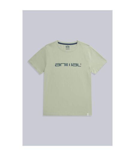 Womens/ladies leena organic cotton boxy t-shirt coral Animal