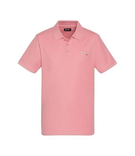 Polo rose homme schott ps0022 - m